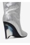 Alaia Wedge Boots Women Silver USA