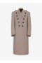 Alaia Wool Large Coats Women Nude USA
