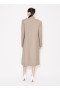 Alaia Wool Large Coats Women Nude USA
