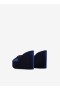Alaia Riviera Wedge Mules Women Blue USA
