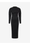 Alaia Taffeta Dress Women Black USA