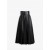 Alaia Belted Lambskin Skirts Women Black USA