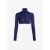 Alaia Shiny Crinoline Cardigan Vests Women Blue USA