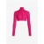 Alaia Shiny Crinoline Cardigan Vests Women Pink USA