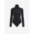 Alaia Second Skin Knit Body Bodys Women Black USA
