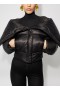 Casacos Puffer Alaia Feminino Preto Portugal