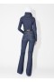  Calça Jeans Alaia Long Bootcut Feminina Azul Portugal
