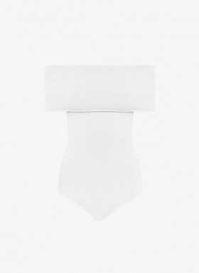  Alaia Off-shoulder Body Bodys Mulher Branco Portugal