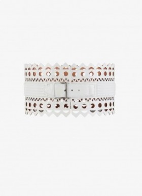  Alaia Small Corset Belt Feminino Branco Portugal