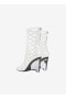  Alaia La Cage Wedge Boots Női Fehér Magyarország