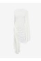  Alaia Draped Fluid Jersey Dress Női Fehér Magyarország
