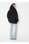  Alaia Round Wool Caban Coats Női Fekete Magyarország