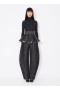  Alaia Round Denim Pants Női Fekete Magyarország