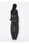  Alaia Round Denim Pants Női Fekete Magyarország