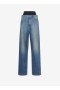  Alaia Kötött Öv Farmer Pants Női Kék Magyarország