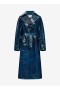  Alaia Mirror Wool Trench Coats Női Kék Magyarország