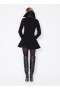  Alaia Wool Princess Coats Women Black Magyarország