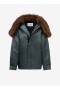  Alaia Nylon Maxi Bomber Coats Women Green Magyarország