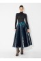 Alaia Mirror Wool Midi Szoknyák Női Kék Magyarország