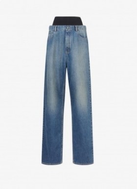  Alaia Kötött Öv Farmer Pants Női Kék Magyarország