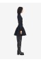 Alaia High-meck Wool Crinoline Dress Women Black Éireann