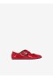  Alaia Criss Cross Ballet Ballerina Women Red Éireann