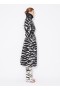  Alaia Animal Denim Trench Coats Women Black Éireann