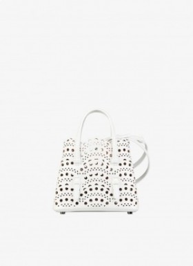  Alaia Mina 16 Tote Bags Women White Éireann