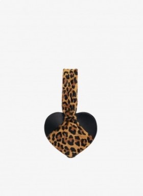  Alaia Le Cache-cœur Pouch Clutch Bag-Málaí Mná Black Éireann