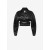  Alaia Leather Cross-over Jackets mBan Black Éireann