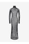  Alaia Cage Knit Tube Dress Donna Nero Italia