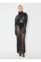  Alaia Cage Knit Tube Dress Donna Nero Italia