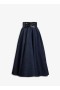  Alaia Gonne in pelle di agnello con cintura Donna Blu Italia