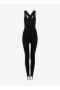  Alaia Highshine Cross Salopette Donna Nero Italia