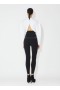  Alaia Cropped Popeline Top Donna Bianco Italia