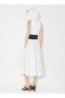  Alaia Popeline Hood Dress Donna Bianco Italia