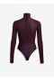  Alaia Body Collo Alto in Jersey Bodys Donna Bordeaux Italia