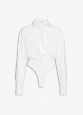  Alaia Layer Body-shirt Bodys Donna Bianco Italia