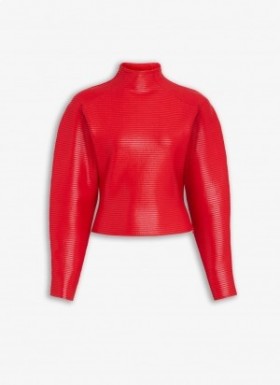  Alaia Coated Jumper Pullover Donna Rosso Italia