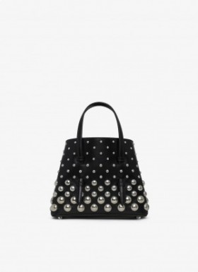 Alaia Mina 20 Tote Borse Donna Nero Italia