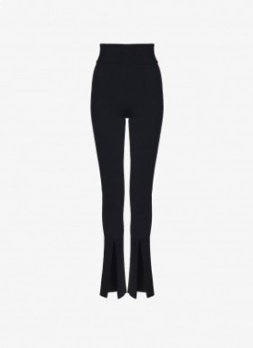  Leggings elasticizzati Alaia Donna Nero Italia