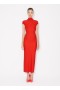 Alaia スカルプティングコルセットドレス レディース レッド 日本