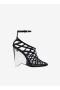  Alaia La Cage ウェッジ パンプス レディース ブラック