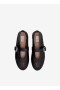  Alaia Vienne ラムスキン バレエ バレリーナ レディース ブラック 日本