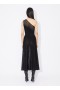  Alaia アシンメトリーツイストドレス レディース ブラック 日本