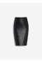  Alaia コーティングペンシルスカート レディース ブラック 日本