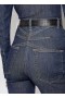  Alaia ロングブーツカットデニムパンツ レディース ブルー 日本