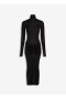  Alaia ドレープ ジャージ ドレス レディース ブラック 日本