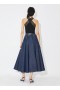  Alaia デニム ミディスカート レディース ブルー 日本