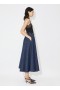  Alaia デニム ミディスカート レディース ブルー 日本